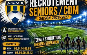 Communiqué de l'ASMF Football