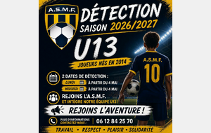 Communiqué de l'ASMF Football