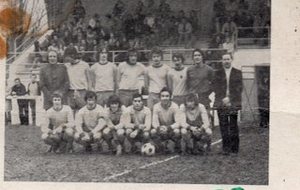 Equipe Première (seniors A) saison 1974-1975