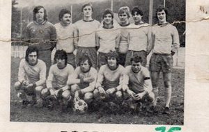 Equipe Réserve (seniors B) saison 1974-1975