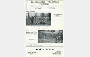 Equipes poussins et école de football 1976