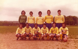 Equipe seniors 1B (seniors C de l'époque) milieu des années 70