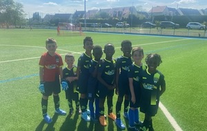 1er mai 2025 équipe U6-U7 au tournoi de Crégy Les Meaux classement final 4ème sur 16