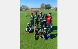 1er mai 2025 équipe U6-U7 au tournoi de Crégy Les Meaux classement final 4ème sur 16