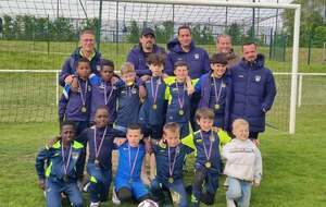 8 mai 2025 équipe U10-U11 au tournoi de Chaumont 5ème sur 24