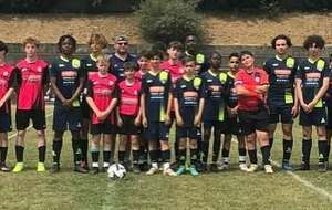 31 mai 2025 équipe U14 à Campénéac en Bretagne pour un match amical