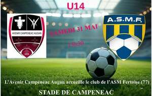 31 mai 2025 équipe U14 à Campénéac en Bretagne pour un match amical