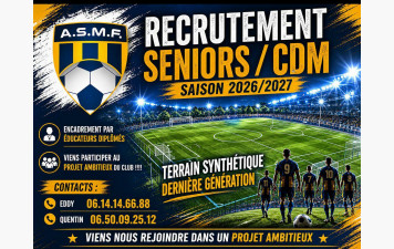 Communiqué de l'ASMF Football