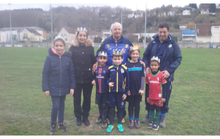 10 janvier 2018 
Galette après l'entraînement 