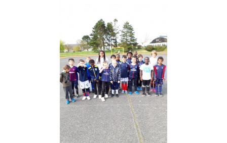 U8-U9 de l'ASMF le week-end des 6 et 7 avril 2019 au tournoi en salle au gymnase des Glacis
