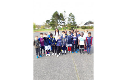U8-U9 de l'ASMF le week-end des 6 et 7 avril 2019 au tournoi en salle au gymnase des Glacis