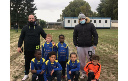 17 octobre 2020 équipe U8-U9 avec Steeven et Erwan