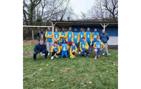 12 décembre 2021 équipe victorieuse de Brie Est FC 4 à 1