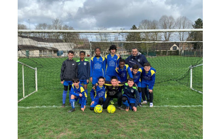 25 mars 2023 équipe U13 3 victorieuse 4 à 2 au FC Cosmo