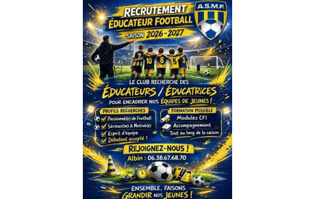 Communiqué de l'ASMF Football