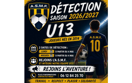 Communiqué de l'ASMF Football