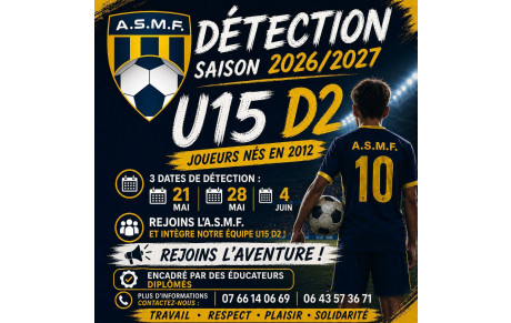Communiqué de l'ASMF Football