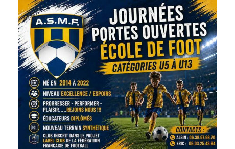 Communiqué de l'ASMF Football