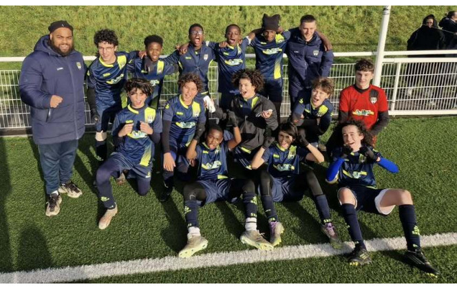 6 décembre 2025 équipe U14 à Lognes en championnat Victoire 3 à 1