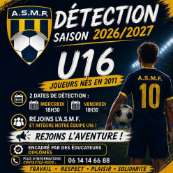 Communiqué de l'ASMF Football