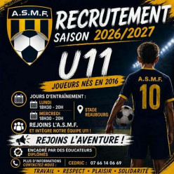 Communiqué de l'ASMF Football